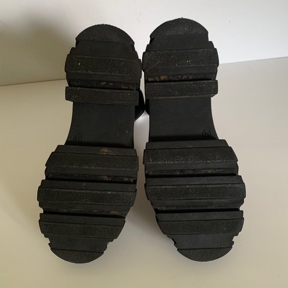 Ganni Brown Leather Boots 38 - Picture 3 of 5